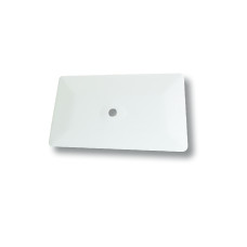 6" White Hard Card Squeegee