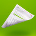White Polyester Pop-Up Film, Satijn, Silverback (MSPU300S)